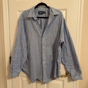 Ralph Lauren Blue Casual Button Down Shirt